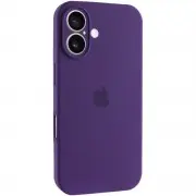 Чохол Silicone Case Full Camera Protective (AA) для Apple iPhone 16 Plus (6.7") Фіолетовий / Amethyst
