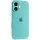 Чехол Silicone Case Full Camera Protective (AA) для Apple iPhone 16 Plus (6.7") Бирюзовый / Marine Green