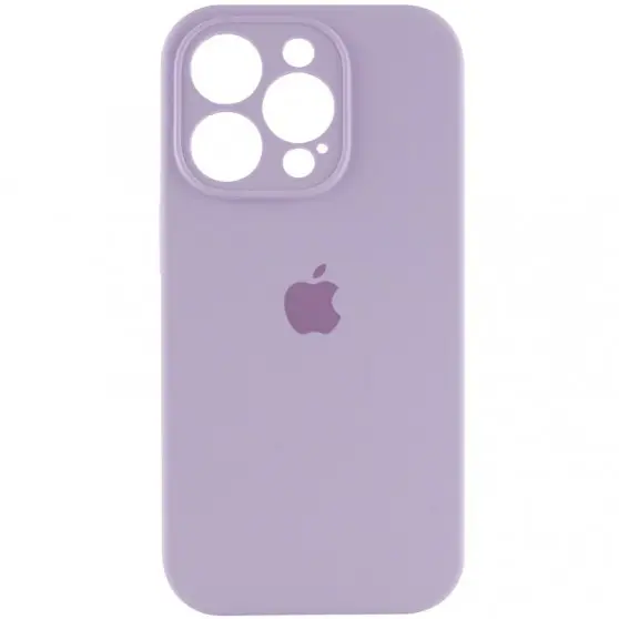 Чехол Silicone Case Full Camera Protective (AA) для Apple iPhone 16 Pro Max (6.9") Сиреневый / Lilac