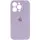 Чехол Silicone Case Full Camera Protective (AA) для Apple iPhone 16 Pro Max (6.9") Сиреневый / Lilac
