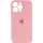 Чохол Silicone Case Full Camera Protective (AA) для Apple iPhone 16 Pro Max (6.9") Рожевий / Light pink