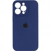 Чехол Silicone Case Full Camera Protective (AA) для Apple iPhone 16 Pro Max (6.9") Синий / Deep navy