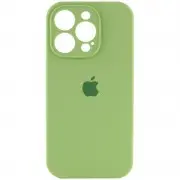Чехол Silicone Case Full Camera Protective (AA) для Apple iPhone 16 Pro Max (6.9") Мятный / Mint
