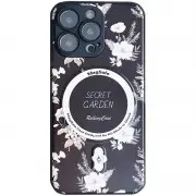 TPU+PC чехол Secret Garden with MagSafe для Apple iPhone 16 Pro Max (6.9") Black