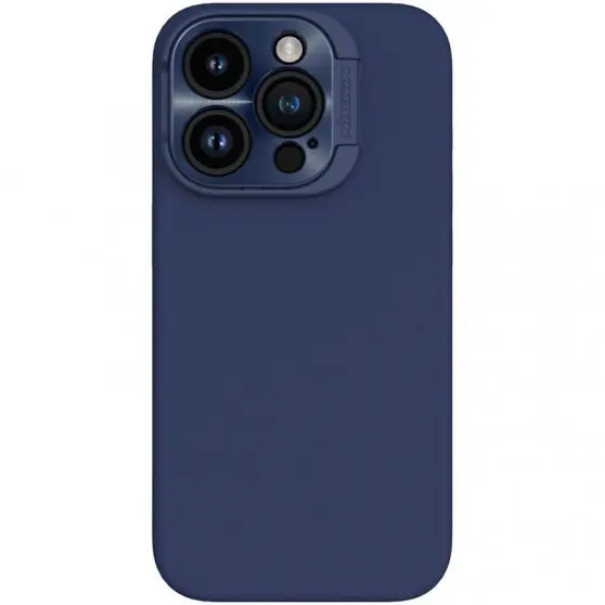 Чохол Silicone Nillkin LensWing Prop Magnetic для Apple iPhone 16 Pro Max (6.9"), Синій / Blue