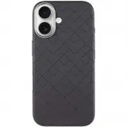 Шкіряний чохол Carved with MagSafe для Apple iPhone 16 (6.1"), Black