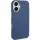 Шкіряний чохол Carved with MagSafe для Apple iPhone 16 (6.1") Blue