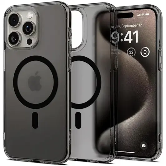 Чехол SGP Black Matte (MagFit) для Apple iPhone 15 Pro (6.1") Black