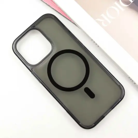 Чехол SGP Black Matte (MagFit) для Apple iPhone 15 Pro (6.1") Black - изображение 1