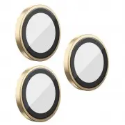 Захисне скло BlueO Metal на камеру для Apple iPhone 16 Pro / 16 Pro Max / 15 Pro / 15 Pro Max, Золотий / Gold Titanium