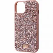 TPU чохол Bling World Rock Diamond для Apple iPhone 15 Pro Max (6.7"), Рожевий