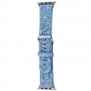 Ремешок Bling World Rock Diamond для Apple Watch 42(ser.1-3)/44/45/46/49mm Голубой