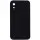 Silicone Case Square Full Camera Protective (AA) NOLOGO для Apple iPhone XR (6.1") Чорний / Black