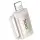 Перехідник Hoco UA31B OTG Lightning male to Type-C female Gray