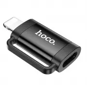 Перехідник Hoco UA31B OTG Lightning male to Type-C female, Black