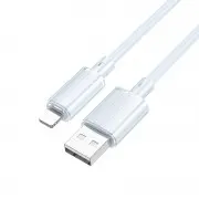 Кабель юсб Borofone BX112 Lemon USB to Lightning 2.4A (1m), Blue