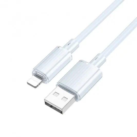 Дата кабель Borofone BX112 Lemon USB to Lightning 2.4A (1m) Blue - изображение 1