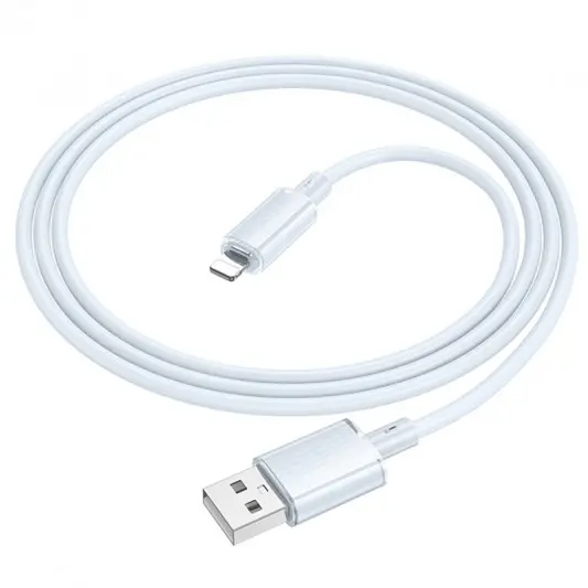 Дата кабель Borofone BX112 Lemon USB to Lightning 2.4A (1m) Blue - изображение 2