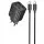 СЗУ Hoco N55 Fundador PD20W four-port (2USB-A/2C) + кабель Type-C to Type-C Black
