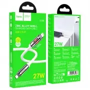 USB кабель Hoco U136 Prize Type-C to Lightning 27W (1.2m), White