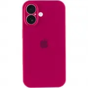Чохол Silicone Case Full Camera Protective (AA) Apple iPhone 16 Plus (6.7"), Червоний / Rose Red