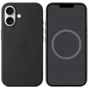 Чохол Silicone case (AAA) full with Magsafe and Animation для Apple iPhone 16 Plus (6.7"), Black