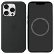 Чехол Silicone case (AAA) full with Magsafe and Animation для Apple iPhone 16 Pro (6.3"), Black