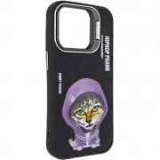 TPU+PC чохол Friends для Apple iPhone 15 (6.1") Black Cat