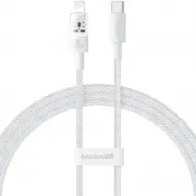 Дата кабель Baseus Gem Fast Charging Type-C to Lightning 20W (1m) (P10373001) Moon White