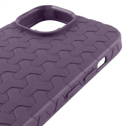 Чехол TPU Weaving для Apple iPhone 13 / 14 (6.1") Purple - изображение 3