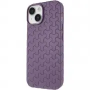 Чехол TPU Weaving для Apple iPhone 15 (6.1") Purple