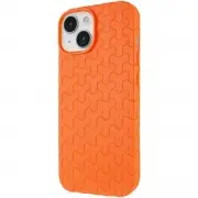 Чехол TPU Weaving для Apple iPhone 15 (6.1") Orange
