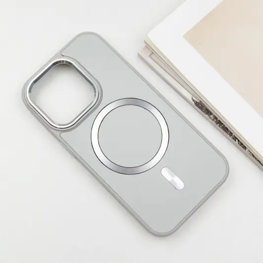Шкіряний чохол SnapCase with MagSafe для Apple iPhone 11 (6.1") Grey - зображення 2 