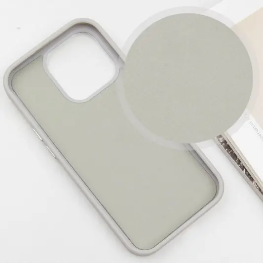 Шкіряний чохол SnapCase with MagSafe для Apple iPhone 11 (6.1") Grey - зображення 3 