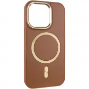 Кожаный чехол SnapCase with MagSafe для Apple iPhone 11 (6.1") Brown
