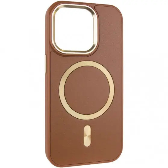 Кожаный чехол SnapCase with MagSafe для Apple iPhone 11 (6.1") Brown