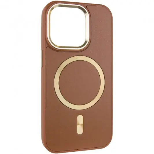 Кожаный чехол SnapCase with MagSafe для Apple iPhone 11 Pro (5.8") Brown