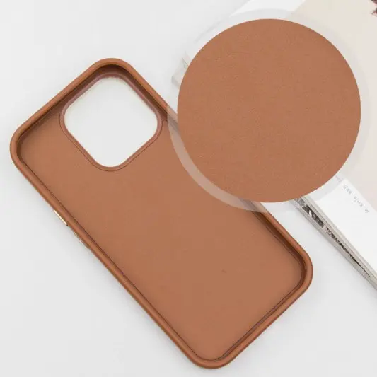 Кожаный чехол SnapCase with MagSafe для Apple iPhone 11 Pro (5.8") Brown - изображение 4