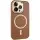 Кожаный чехол SnapCase with MagSafe для Apple iPhone 12 Pro Max (6.7") Brown