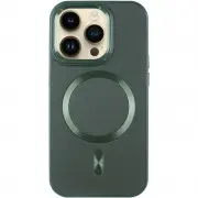 Шкіряний чохол SnapCase with MagSafe для Apple iPhone 16 Pro (6.3") Green