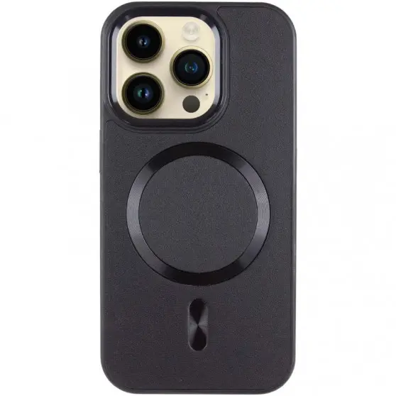 Кожаный чехол SnapCase with MagSafe для Apple iPhone 16 Pro (6.3"), Black