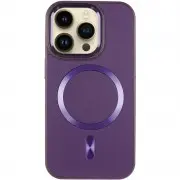 Шкіряний чохол SnapCase with MagSafe для Apple iPhone 16 Pro (6.3"), Dark Purple