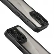 TPU чехол Transparent + Colour 1,5mm для Apple iPhone 12 Pro (6.1"), Black