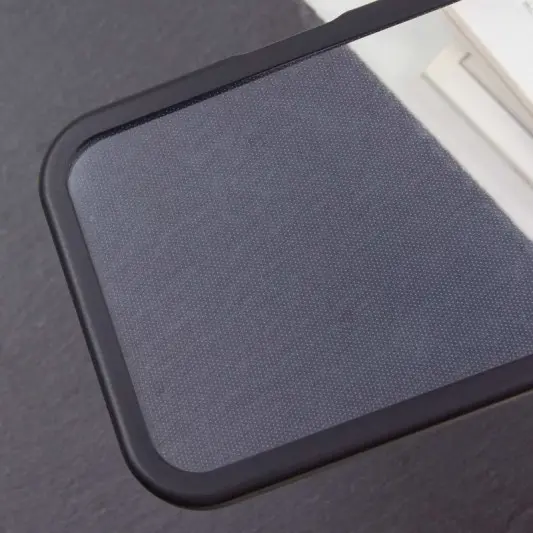 TPU чехол Transparent + Colour 1,5mm для Apple iPhone 12 Pro (6.1") Black - изображение 4