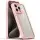 TPU чехол Transparent + Colour 1,5mm для Apple iPhone 12 Pro (6.1") Pink