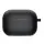 Силиконовый футляр с микрофиброй для наушников Airpods 4 Черный / Black