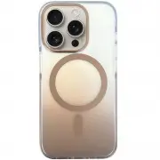 Чехол TPU+PC Shadow with MagSafe для Apple iPhone 15 Pro (6.1") Quicksand gold