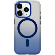 Чехол TPU+PC Shadow with MagSafe для Apple iPhone 14 Pro (6.1") Blue