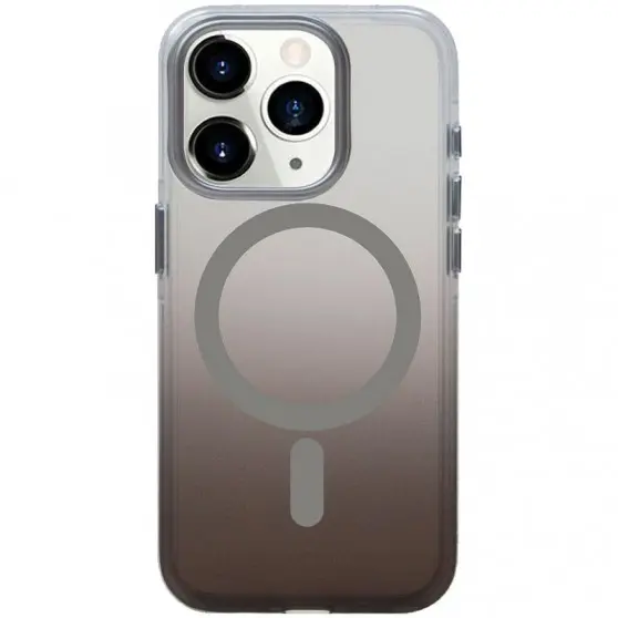 Чехол TPU+PC Shadow with MagSafe для Apple iPhone 14 Pro Max (6.7") Gray