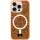TPU чехол Bling World Rock Diamond with MagSafe для Apple iPhone 16 Pro (6.3") Sunset Gold